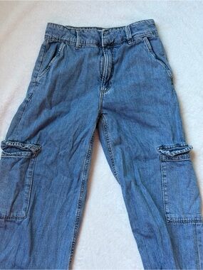 Dynamite Denim blue cargo jean pants